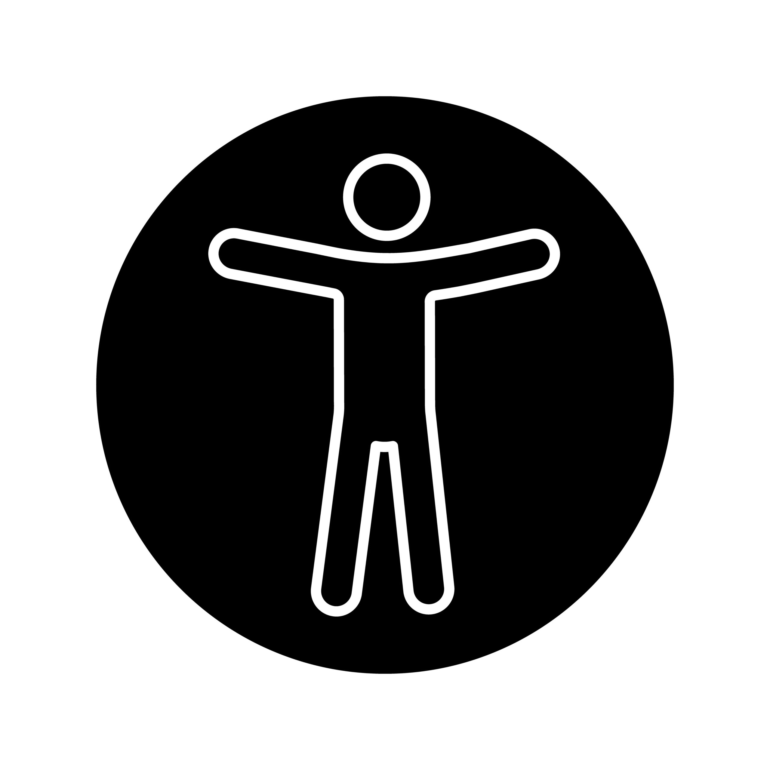Web accessibility glyph icon